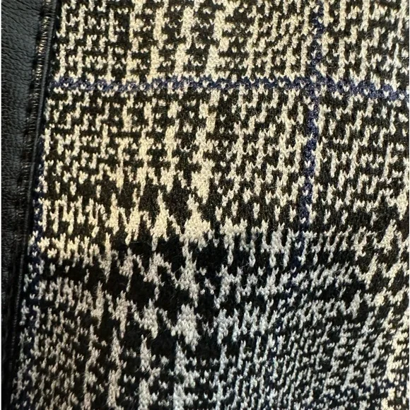 BAILEY 44 aubrey houndstooth plaid tuxedo pant in black and white size XS - Picture 8 of 14